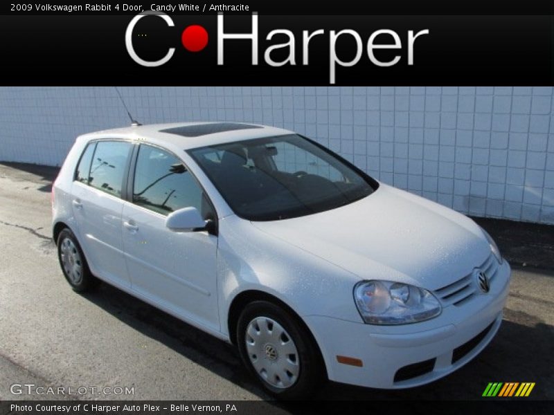 Candy White / Anthracite 2009 Volkswagen Rabbit 4 Door