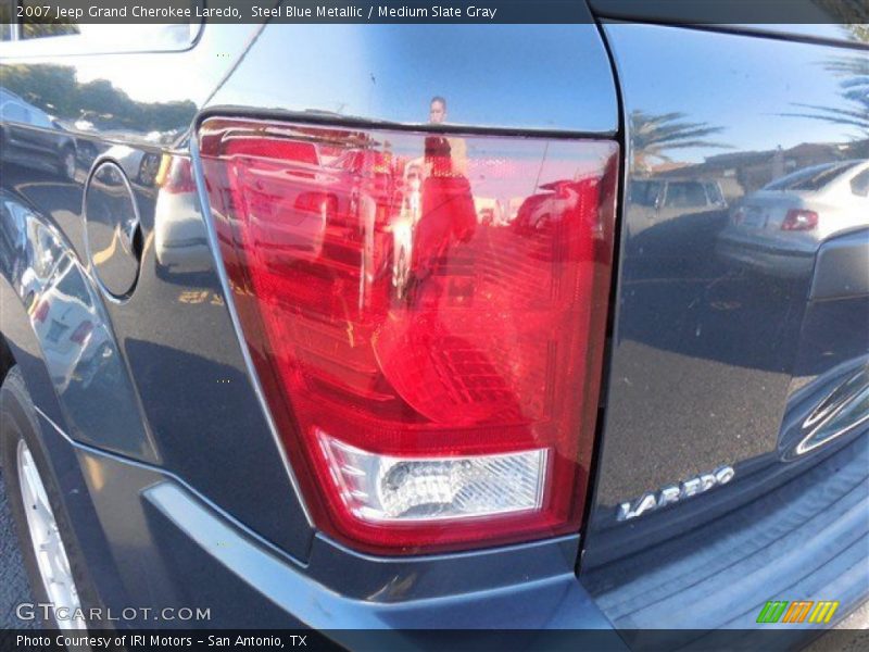 Steel Blue Metallic / Medium Slate Gray 2007 Jeep Grand Cherokee Laredo