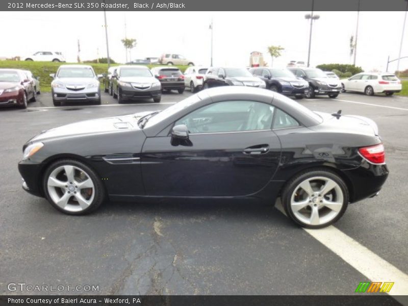 Black / Ash/Black 2012 Mercedes-Benz SLK 350 Roadster