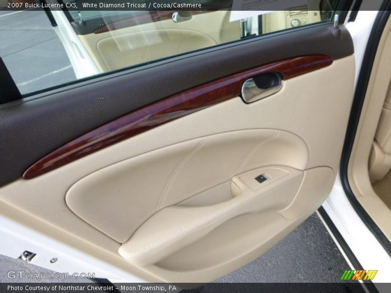 White Diamond Tricoat / Cocoa/Cashmere 2007 Buick Lucerne CXS