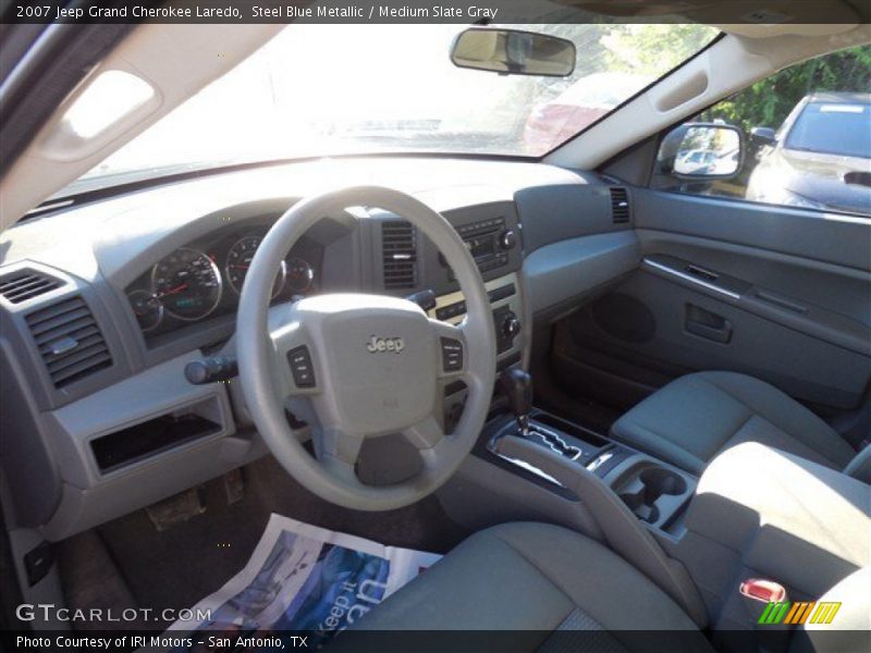 Steel Blue Metallic / Medium Slate Gray 2007 Jeep Grand Cherokee Laredo