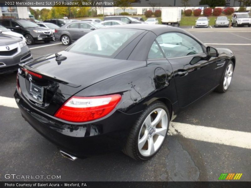 Black / Ash/Black 2012 Mercedes-Benz SLK 350 Roadster