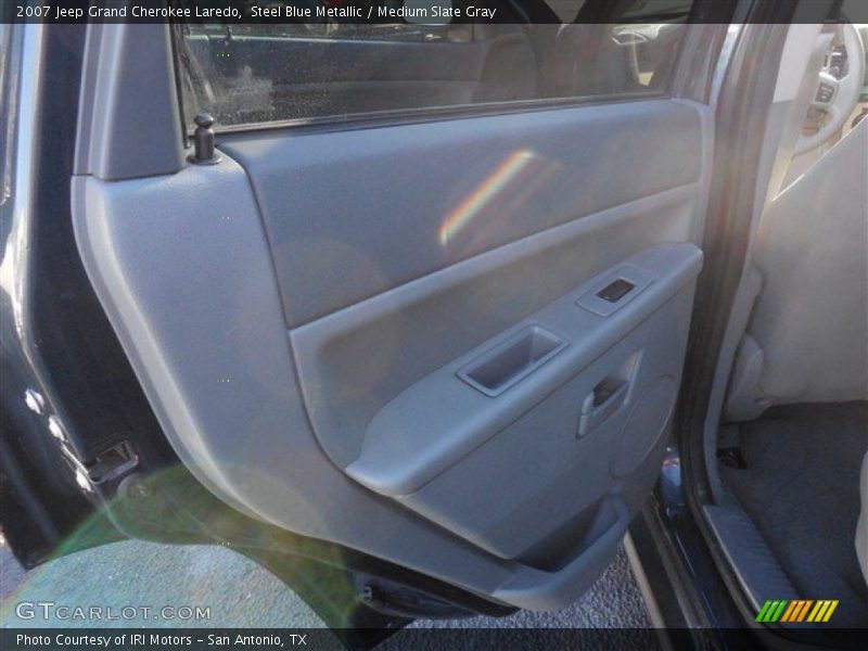 Steel Blue Metallic / Medium Slate Gray 2007 Jeep Grand Cherokee Laredo