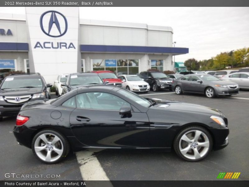 Black / Ash/Black 2012 Mercedes-Benz SLK 350 Roadster