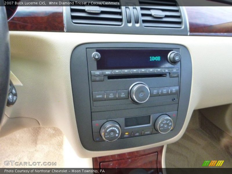 White Diamond Tricoat / Cocoa/Cashmere 2007 Buick Lucerne CXS