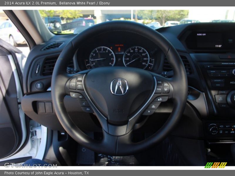 Bellanova White Pearl / Ebony 2014 Acura ILX 2.0L Premium