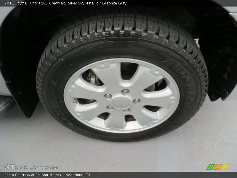Silver Sky Metallic / Graphite Gray 2011 Toyota Tundra SR5 CrewMax