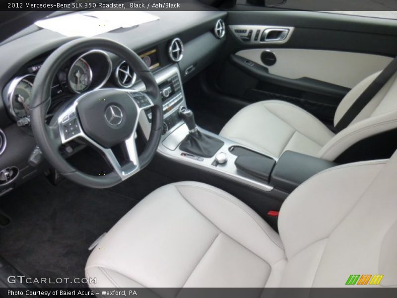 Black / Ash/Black 2012 Mercedes-Benz SLK 350 Roadster