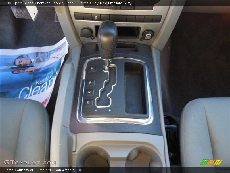 Steel Blue Metallic / Medium Slate Gray 2007 Jeep Grand Cherokee Laredo