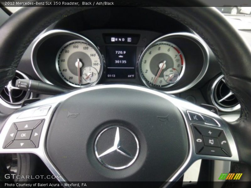 Black / Ash/Black 2012 Mercedes-Benz SLK 350 Roadster