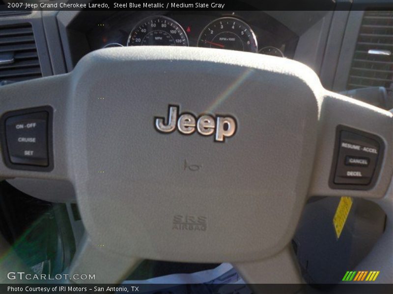Steel Blue Metallic / Medium Slate Gray 2007 Jeep Grand Cherokee Laredo