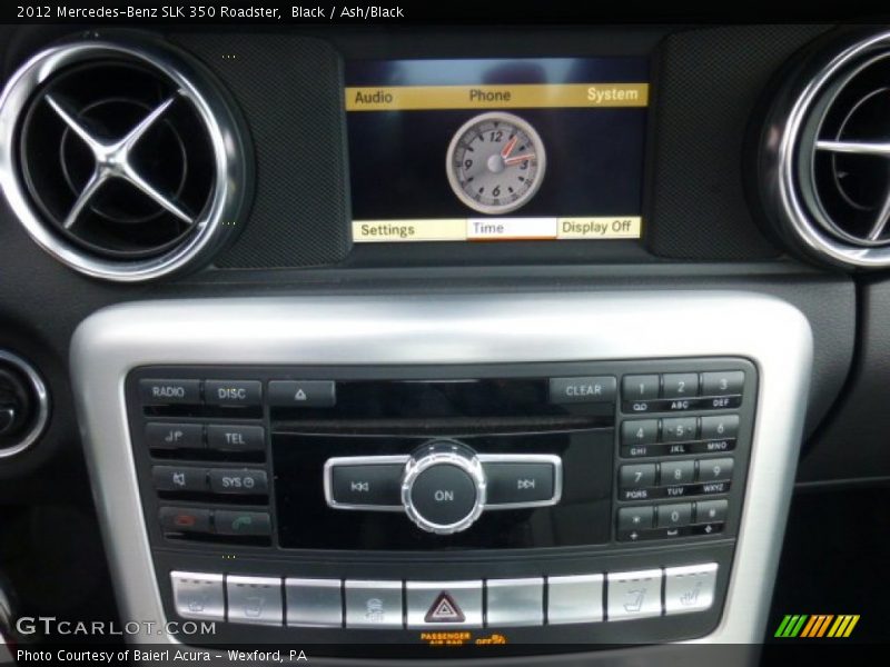 Black / Ash/Black 2012 Mercedes-Benz SLK 350 Roadster