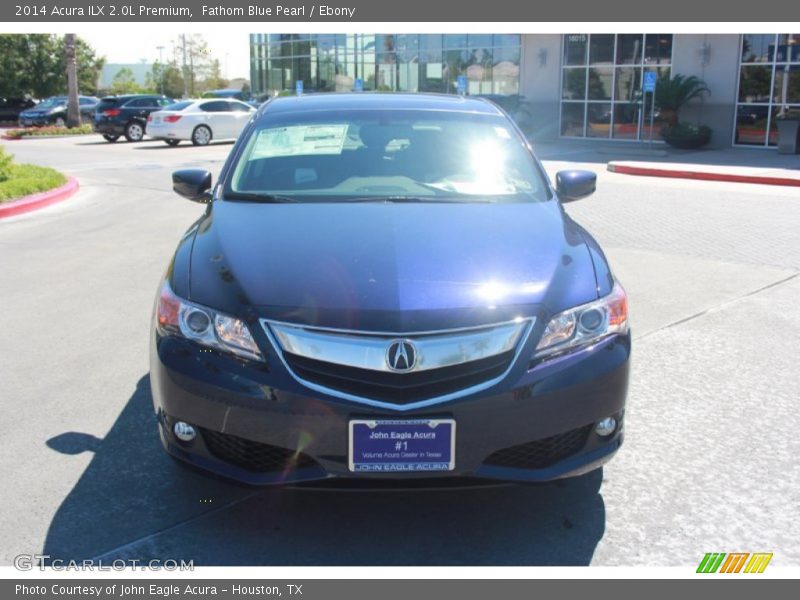 Fathom Blue Pearl / Ebony 2014 Acura ILX 2.0L Premium