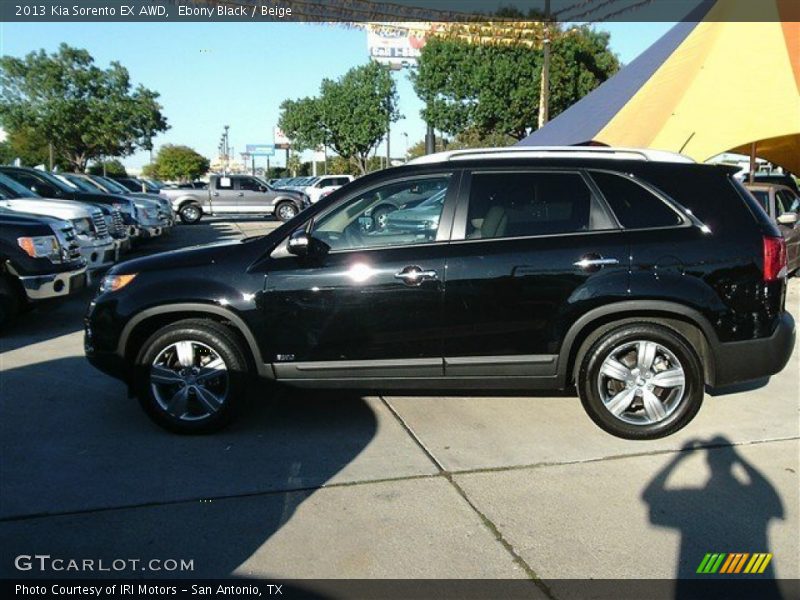 Ebony Black / Beige 2013 Kia Sorento EX AWD