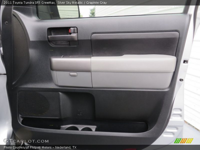 Silver Sky Metallic / Graphite Gray 2011 Toyota Tundra SR5 CrewMax