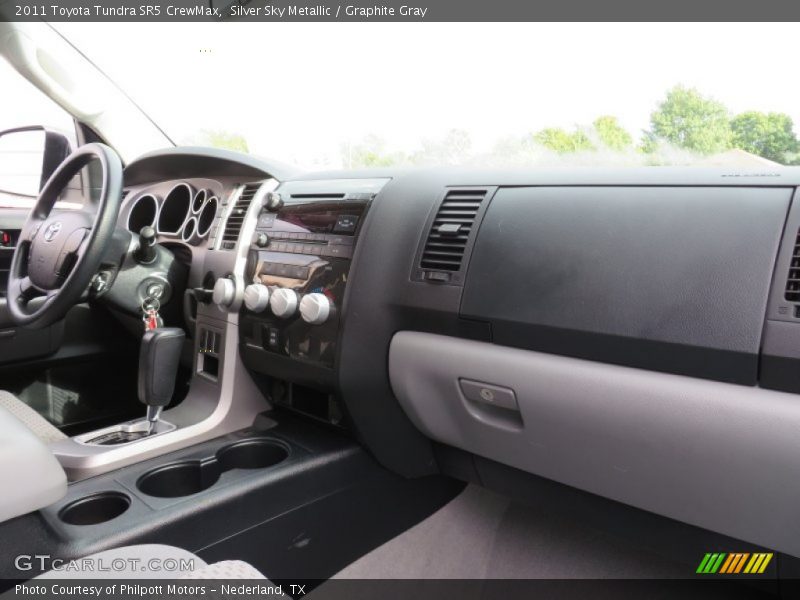 Silver Sky Metallic / Graphite Gray 2011 Toyota Tundra SR5 CrewMax