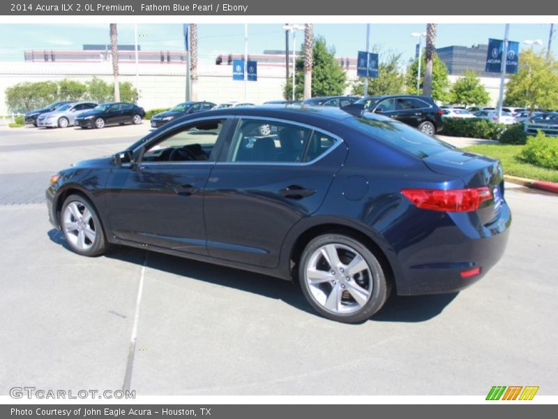 Fathom Blue Pearl / Ebony 2014 Acura ILX 2.0L Premium