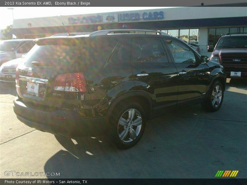 Ebony Black / Beige 2013 Kia Sorento EX AWD
