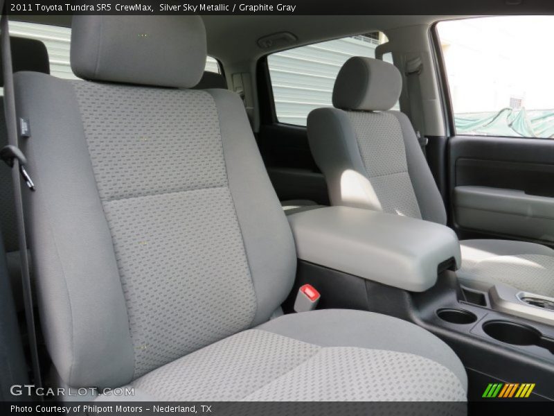 Silver Sky Metallic / Graphite Gray 2011 Toyota Tundra SR5 CrewMax