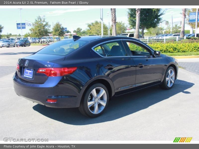 Fathom Blue Pearl / Ebony 2014 Acura ILX 2.0L Premium