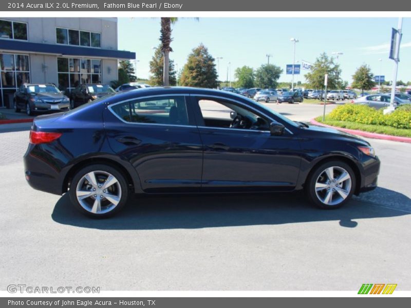 Fathom Blue Pearl / Ebony 2014 Acura ILX 2.0L Premium