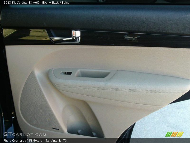 Ebony Black / Beige 2013 Kia Sorento EX AWD