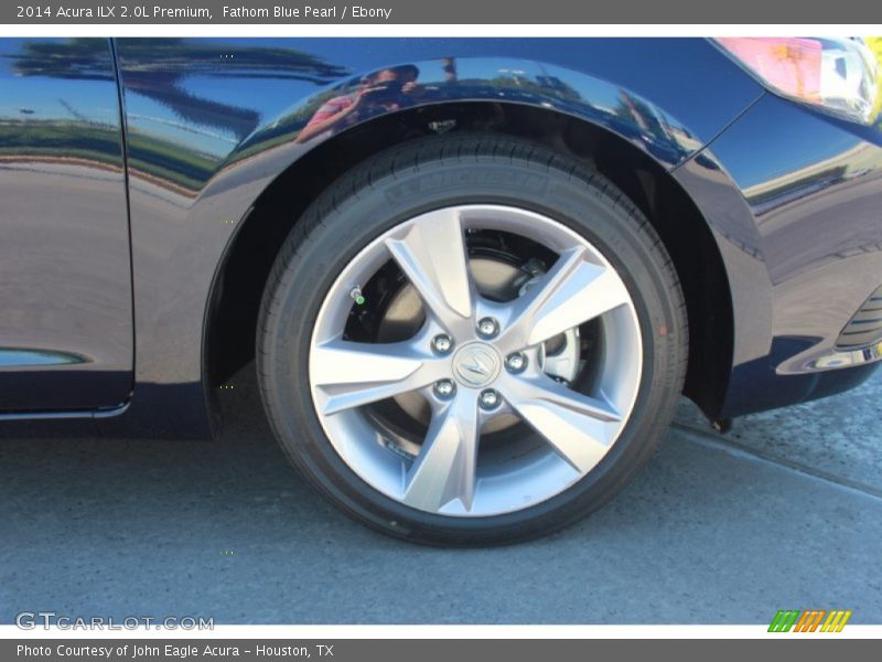 Fathom Blue Pearl / Ebony 2014 Acura ILX 2.0L Premium