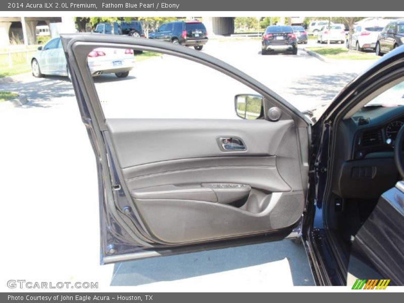 Fathom Blue Pearl / Ebony 2014 Acura ILX 2.0L Premium