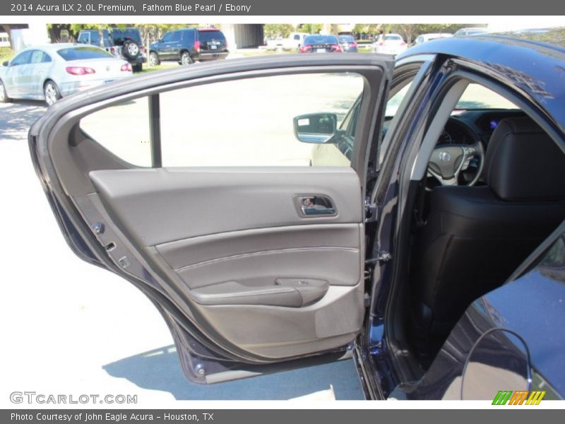 Fathom Blue Pearl / Ebony 2014 Acura ILX 2.0L Premium