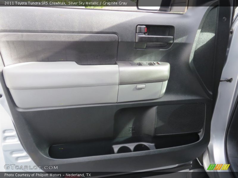 Silver Sky Metallic / Graphite Gray 2011 Toyota Tundra SR5 CrewMax