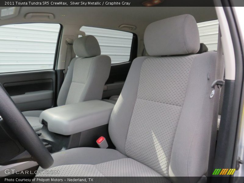 Silver Sky Metallic / Graphite Gray 2011 Toyota Tundra SR5 CrewMax