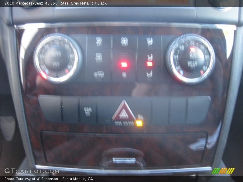 Steel Grey Metallic / Black 2010 Mercedes-Benz ML 350