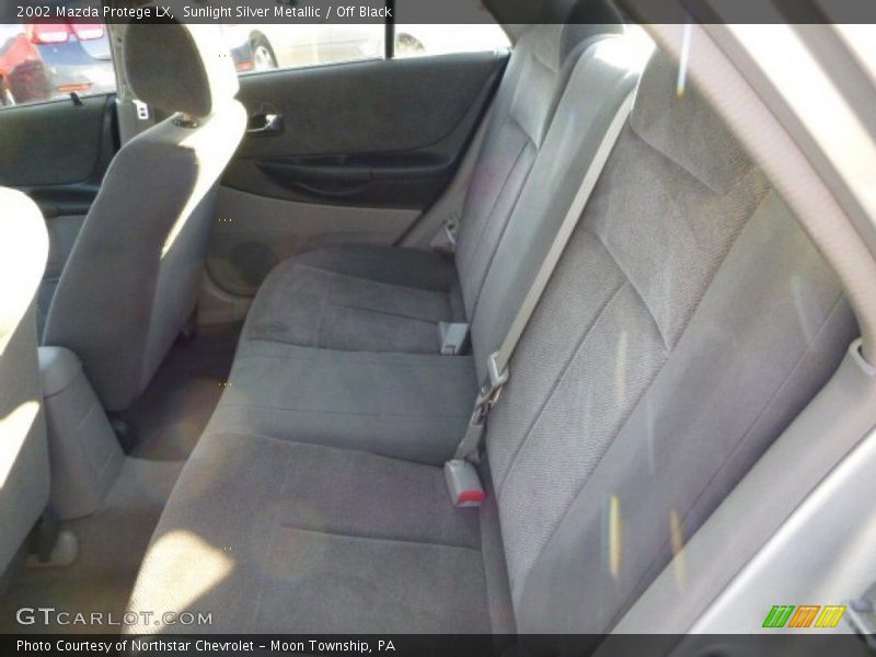 Sunlight Silver Metallic / Off Black 2002 Mazda Protege LX