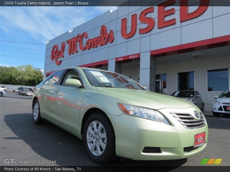 Jasper Pearl / Bisque 2009 Toyota Camry Hybrid