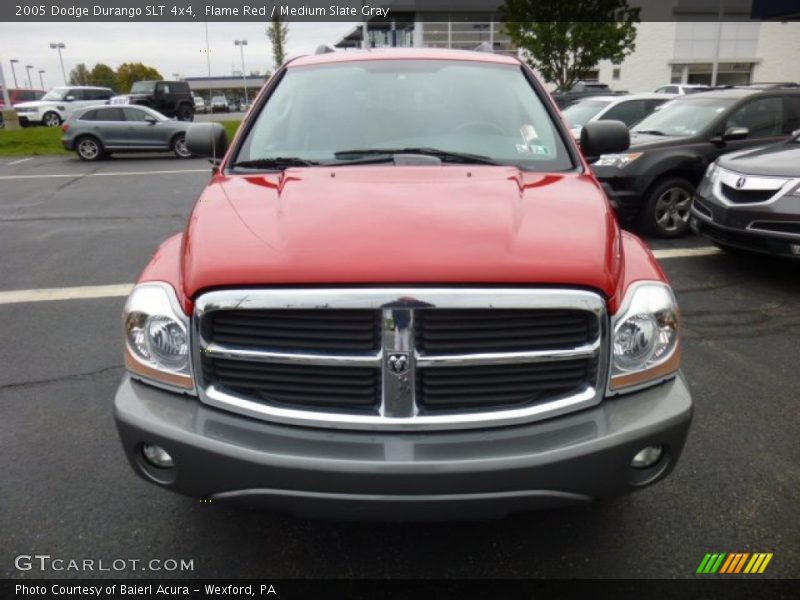 Flame Red / Medium Slate Gray 2005 Dodge Durango SLT 4x4