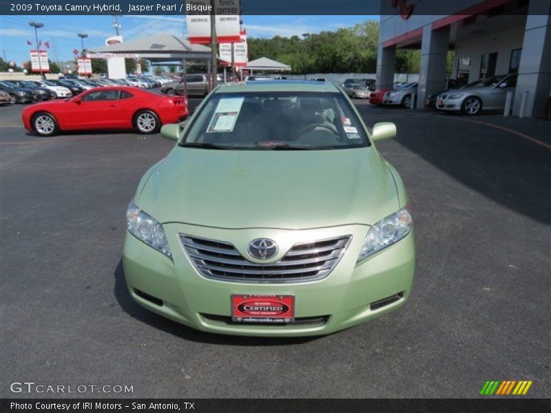 Jasper Pearl / Bisque 2009 Toyota Camry Hybrid
