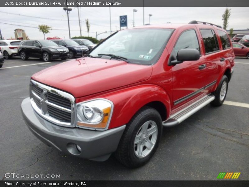 Flame Red / Medium Slate Gray 2005 Dodge Durango SLT 4x4