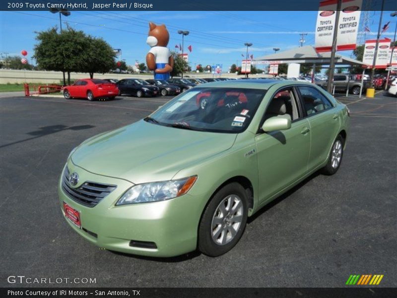 Jasper Pearl / Bisque 2009 Toyota Camry Hybrid
