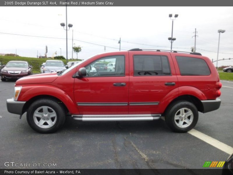 Flame Red / Medium Slate Gray 2005 Dodge Durango SLT 4x4
