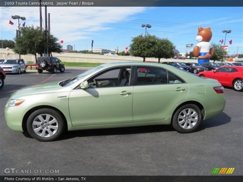 Jasper Pearl / Bisque 2009 Toyota Camry Hybrid
