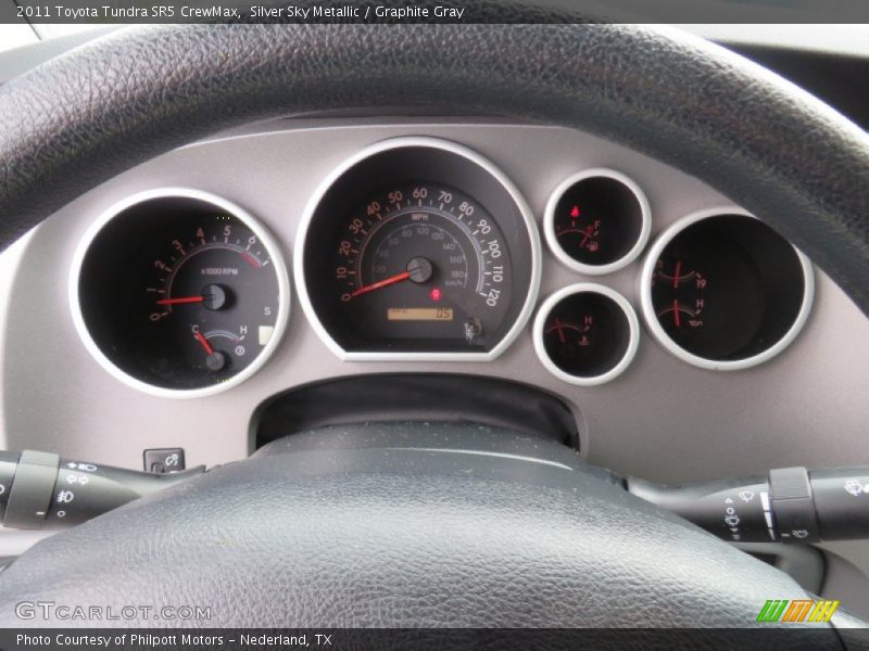 Silver Sky Metallic / Graphite Gray 2011 Toyota Tundra SR5 CrewMax