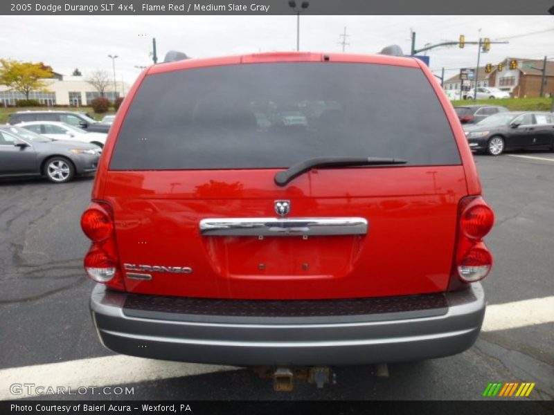 Flame Red / Medium Slate Gray 2005 Dodge Durango SLT 4x4