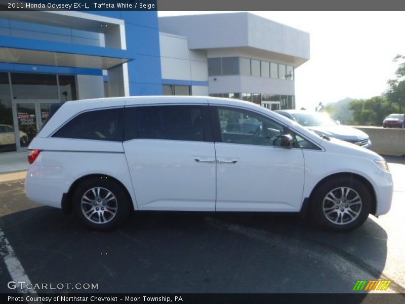 Taffeta White / Beige 2011 Honda Odyssey EX-L