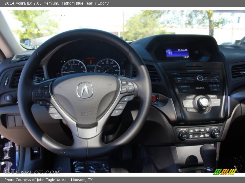 Fathom Blue Pearl / Ebony 2014 Acura ILX 2.0L Premium