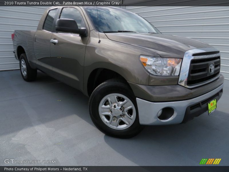 Pyrite Brown Mica / Graphite Gray 2010 Toyota Tundra Double Cab
