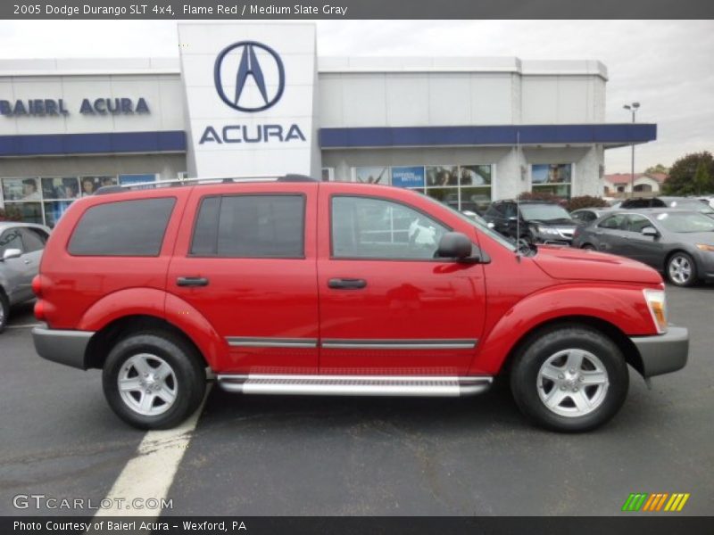 Flame Red / Medium Slate Gray 2005 Dodge Durango SLT 4x4