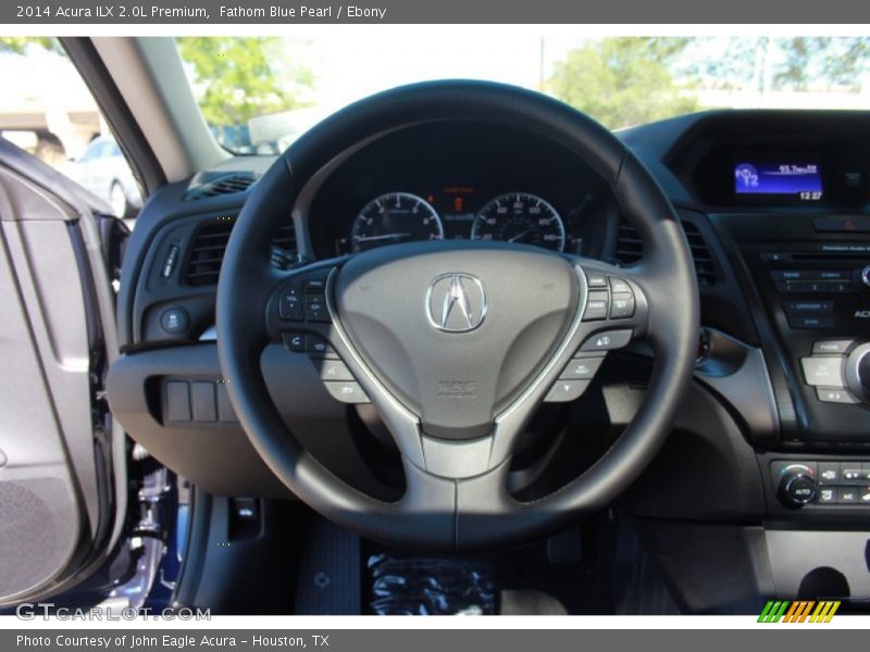 Fathom Blue Pearl / Ebony 2014 Acura ILX 2.0L Premium