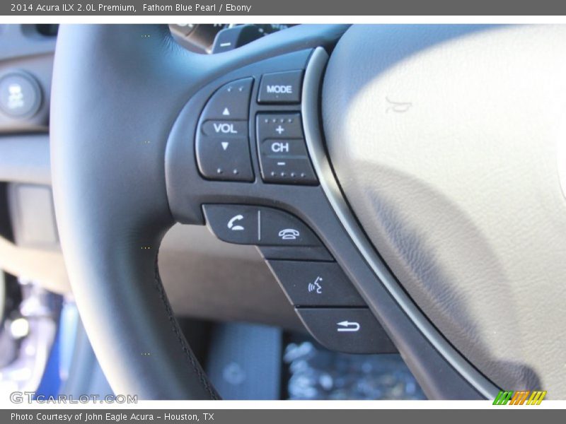 Fathom Blue Pearl / Ebony 2014 Acura ILX 2.0L Premium