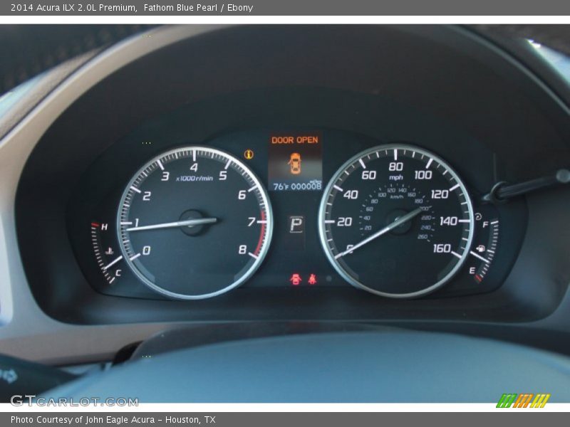 Fathom Blue Pearl / Ebony 2014 Acura ILX 2.0L Premium