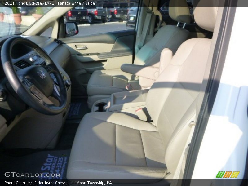 Taffeta White / Beige 2011 Honda Odyssey EX-L
